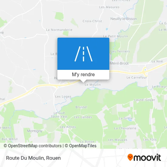 Route Du Moulin plan