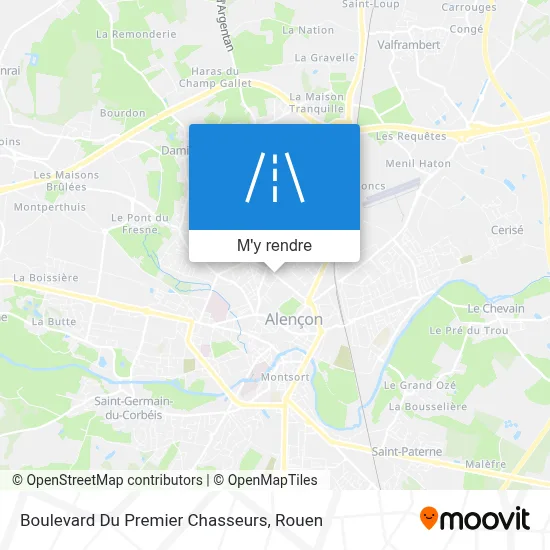 Boulevard Du Premier Chasseurs plan