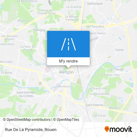 Rue De La Pyramide plan