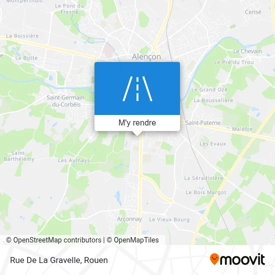 Rue De La Gravelle plan