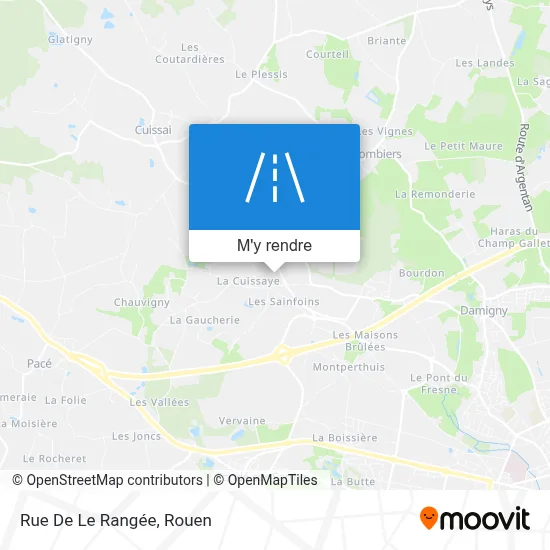 Rue De Le Rangée plan