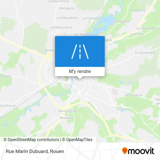 Rue Marin Dubuard plan