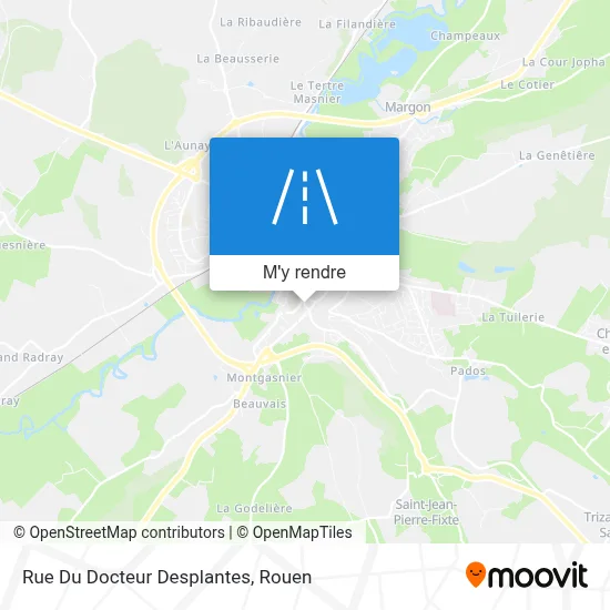 Rue Du Docteur Desplantes plan