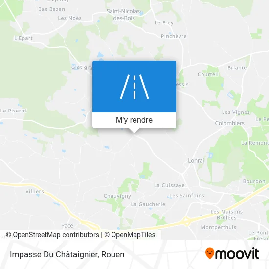 Impasse Du Châtaignier plan