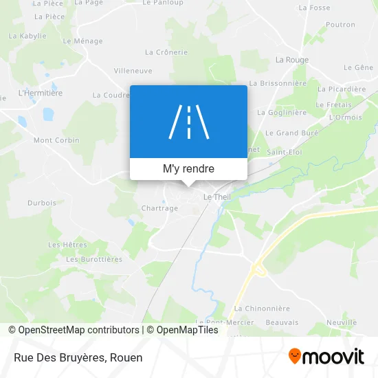 Rue Des Bruyères plan