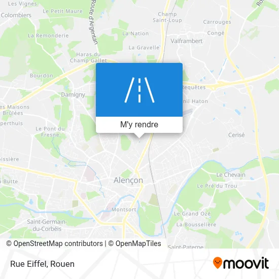 Rue Eiffel plan