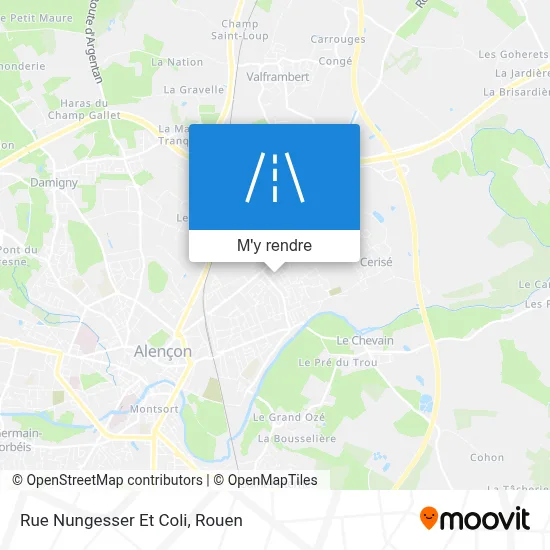 Rue Nungesser Et Coli plan