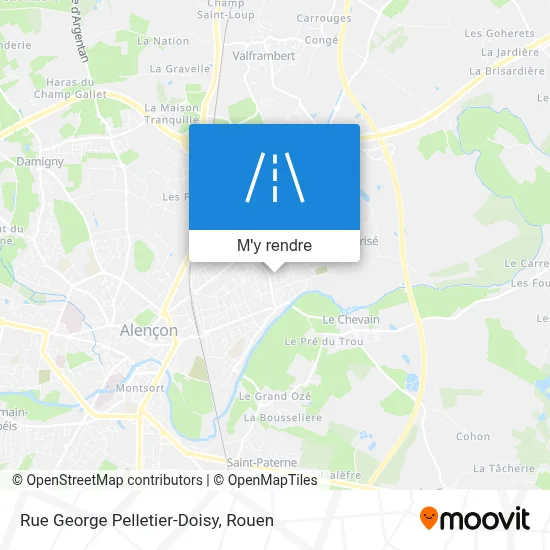 Rue George Pelletier-Doisy plan