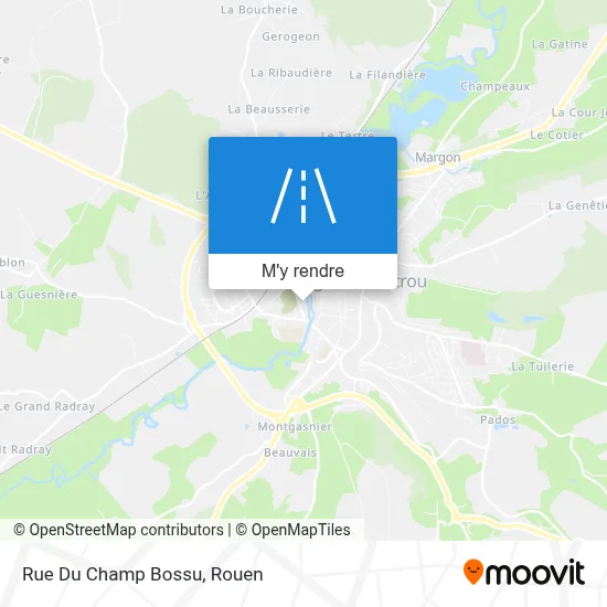 Rue Du Champ Bossu plan