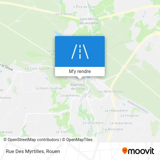 Rue Des Myrtilles plan