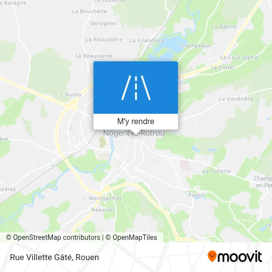 Rue Villette Gâté plan