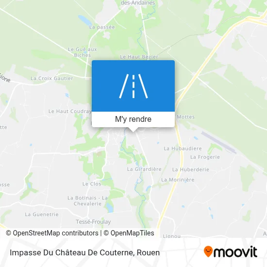 Impasse Du Château De Couterne plan