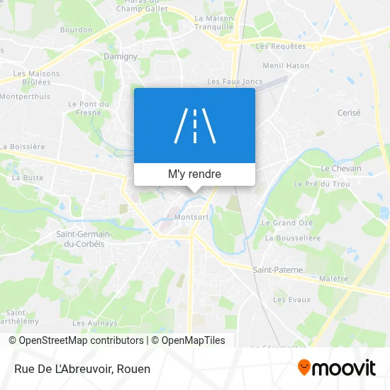 Rue De L'Abreuvoir plan