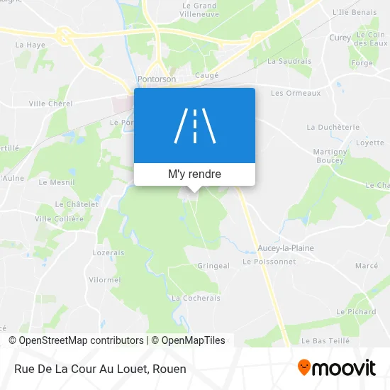 Rue De La Cour Au Louet plan