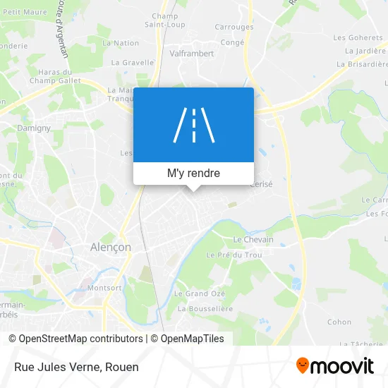 Rue Jules Verne plan