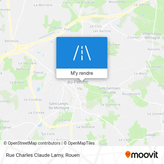 Rue Charles Claude Lamy plan