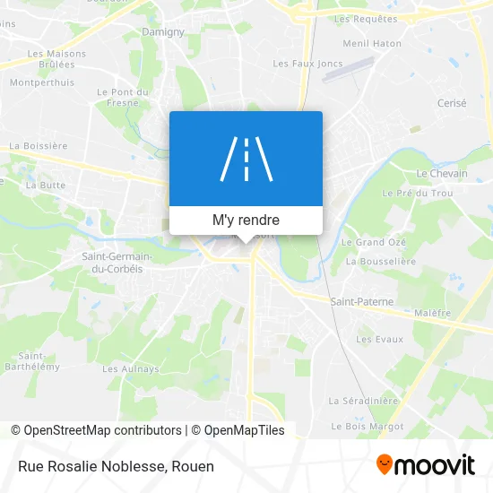 Rue Rosalie Noblesse plan