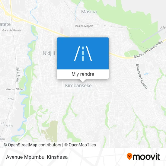 Avenue Mpumbu plan