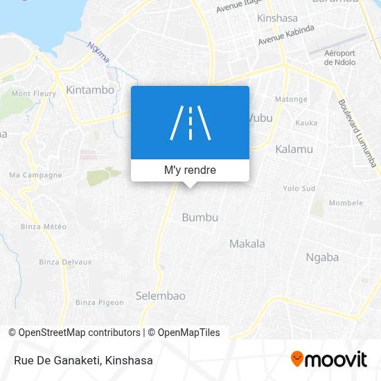 Rue De Ganaketi plan