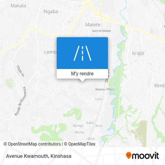 Avenue Kwamouth plan