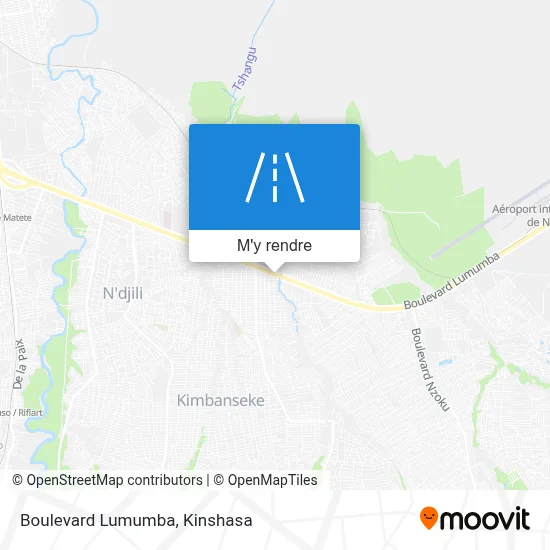 Boulevard Lumumba plan