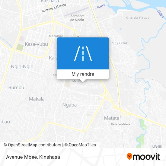 Avenue Mbee plan