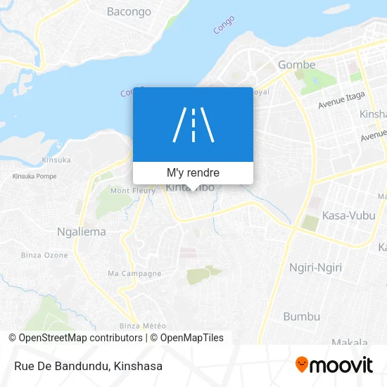 Rue De Bandundu plan