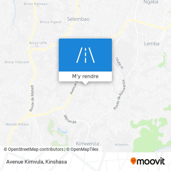 Avenue Kimvula plan