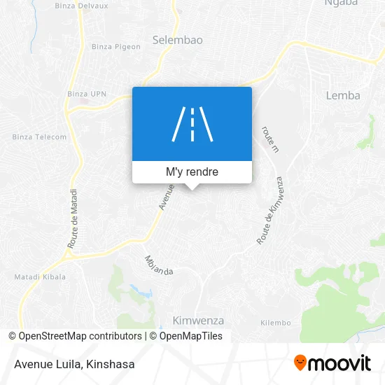 Avenue Luila plan