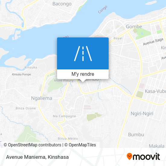 Avenue Maniema plan