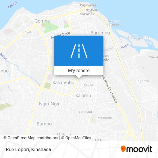 Rue Lopori plan