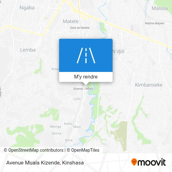 Avenue Muala Kizende plan