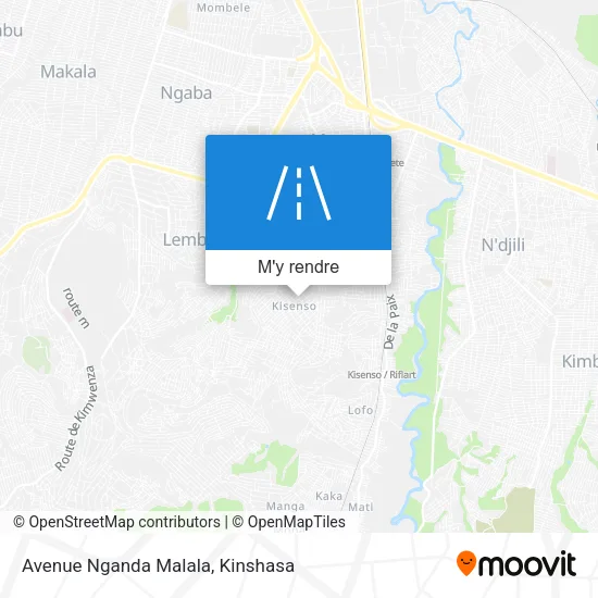 Avenue Nganda Malala plan