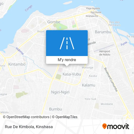Rue De Kimbola plan