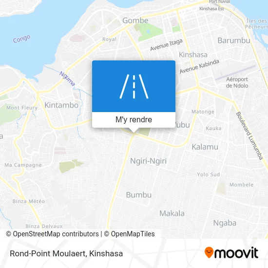 Rond-Point Moulaert plan