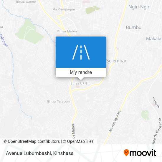 Avenue Lubumbashi plan