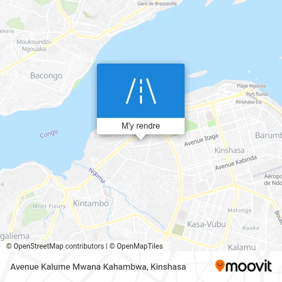 Avenue Kalume Mwana Kahambwa plan