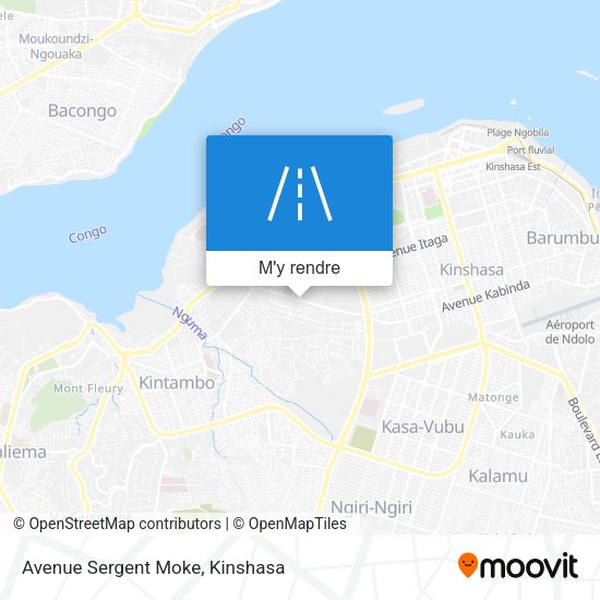 Avenue Sergent Moke plan
