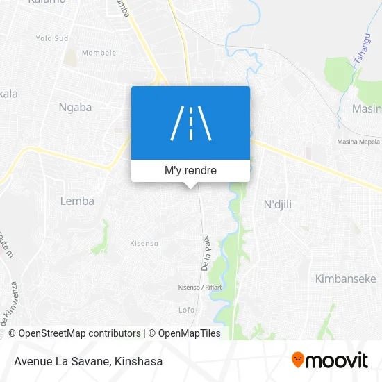 Avenue La Savane plan