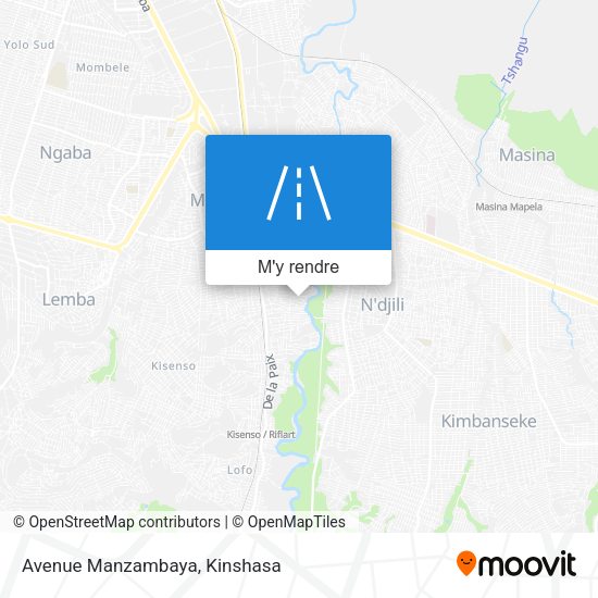 Avenue Manzambaya plan