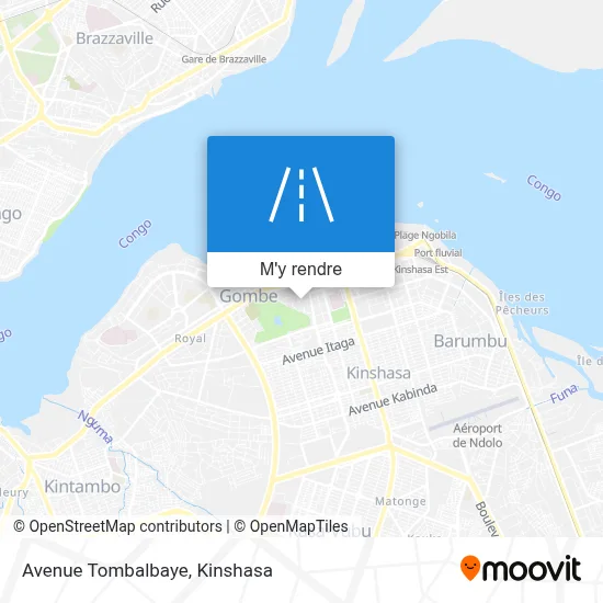 Avenue Tombalbaye plan