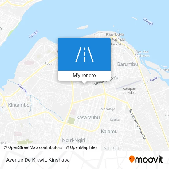 Avenue De Kikwit plan