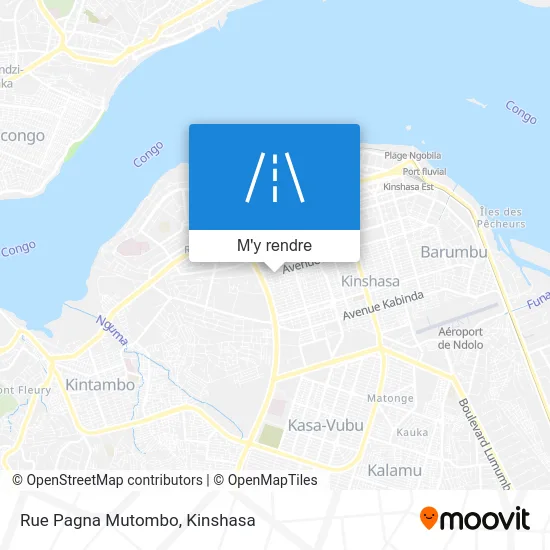 Rue Pagna Mutombo plan