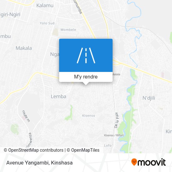 Avenue Yangambi plan