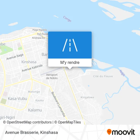 Avenue Brasserie plan