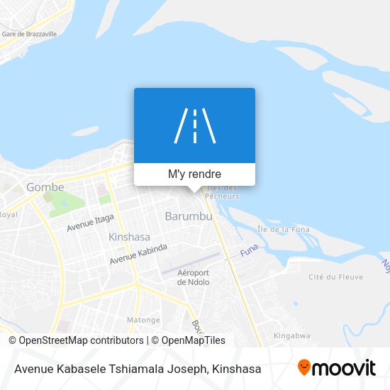 Avenue Kabasele Tshiamala Joseph plan