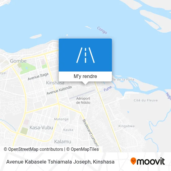 Avenue Kabasele Tshiamala Joseph plan