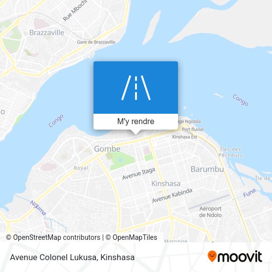 Avenue Colonel Lukusa plan