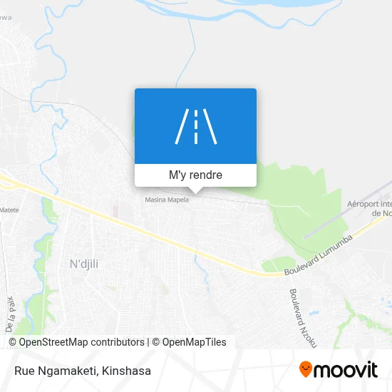 Rue Ngamaketi plan