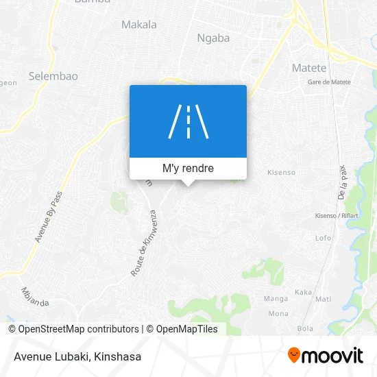 Avenue Lubaki plan
